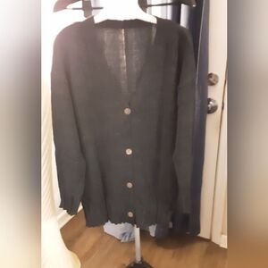 NWOT WOMEN'S BLACK CARDIGAN SIZE MEDIUM